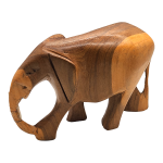 Elephant - VINTAGE HAND CARVING TEAK WOOD WILDLIFE ANIMALS FROM KENYA