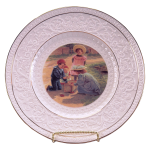 CAMELOT PLATE W/ VICTORIAN CHILDREN PATTERN - 1
