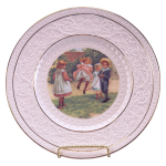CAMELOT PLATE W/ VICTORIAN CHILDREN PATTERN - 4