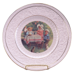 CAMELOT PLATE W/ VICTORIAN CHILDREN PATTERN - 3