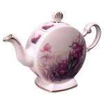 HEDGEROSE 2 CUP TEAPOT WITH CROCUS PATTERN